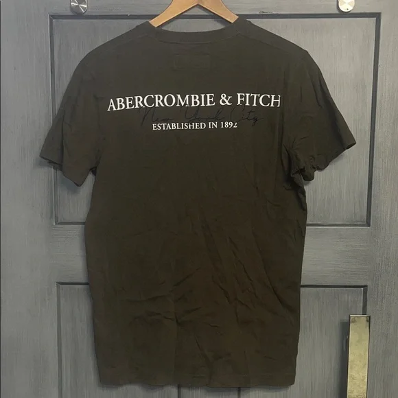 Abercrombie & Fitch Men’s Size Small Green NYC Soft Tee 100% Cotton - Picture 7 of 7